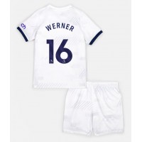 Tottenham Hotspur Timo Werner #16 Domáci Detský futbalový dres 2023-24 Krátky Rukáv (+ trenírky)
